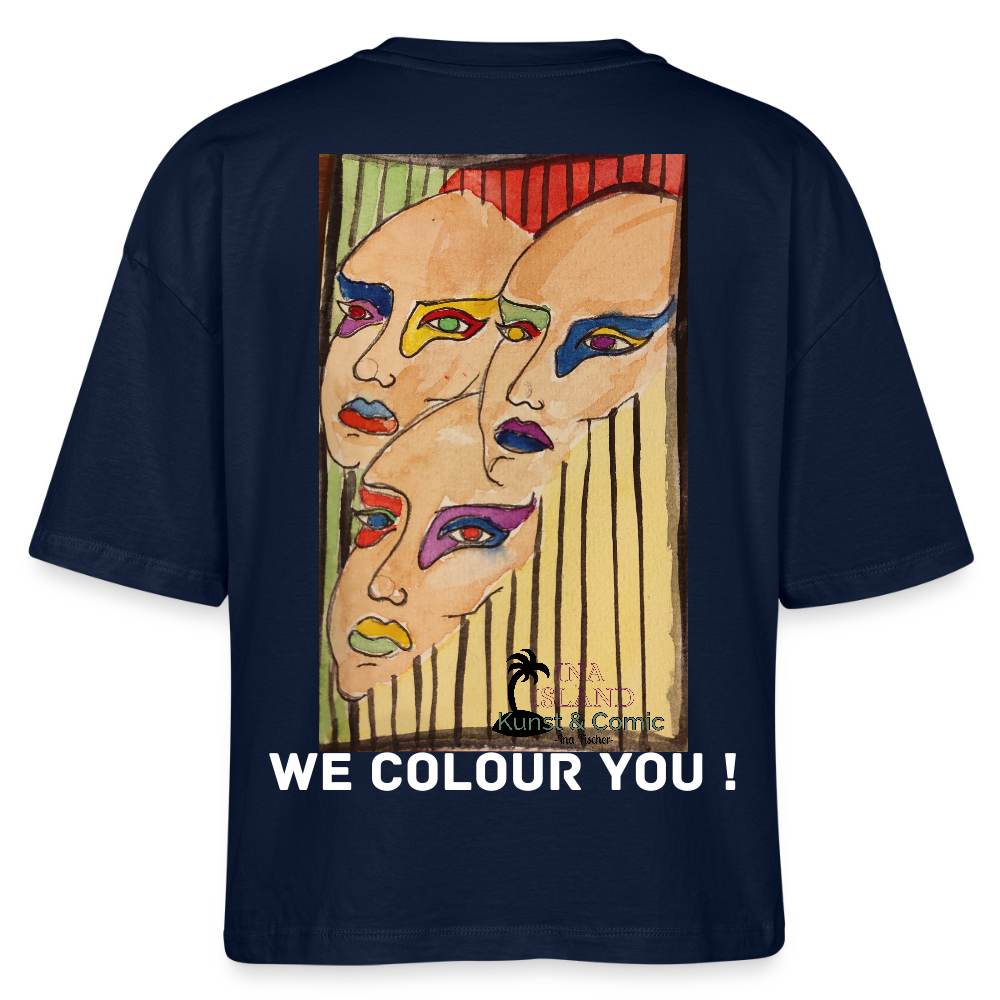 UNOBTRUSIVE  T-Shirt - Navy