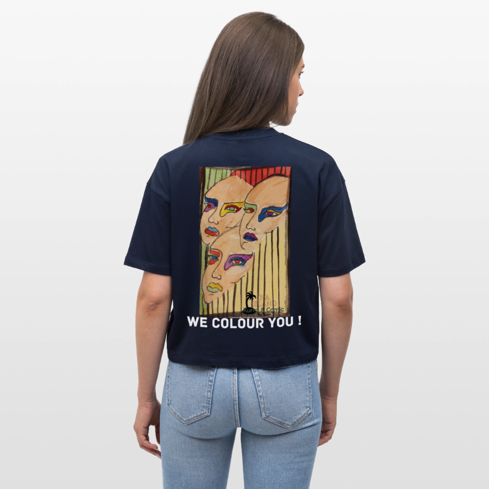 UNOBTRUSIVE  T-Shirt - Navy