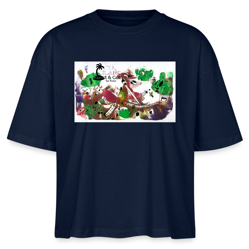 UNOBTRUSIVE  T-Shirt - Navy