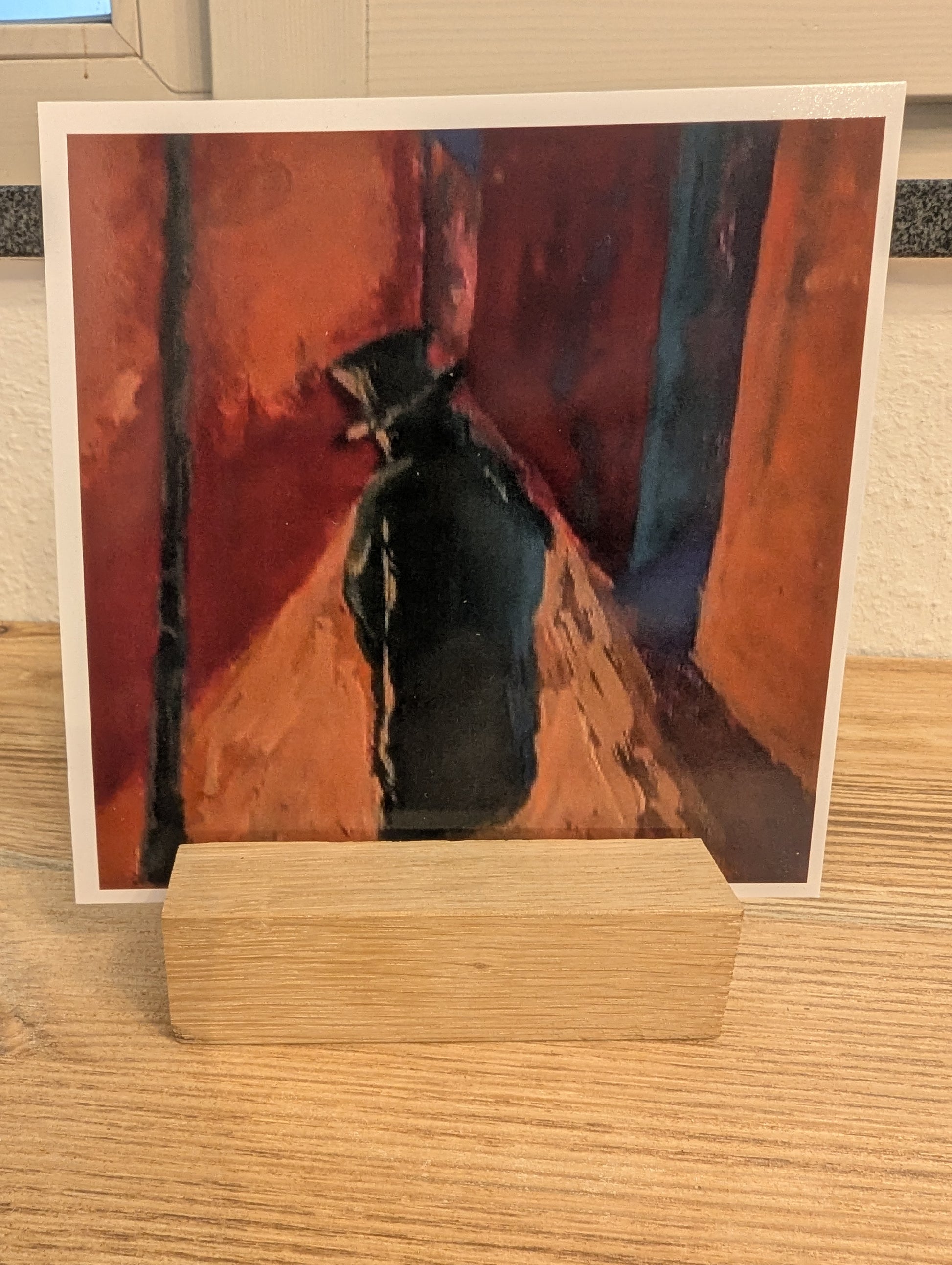 Postkarte "Mann in Gasse"