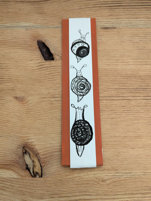 Lesezeichen Helmut Terrakotta