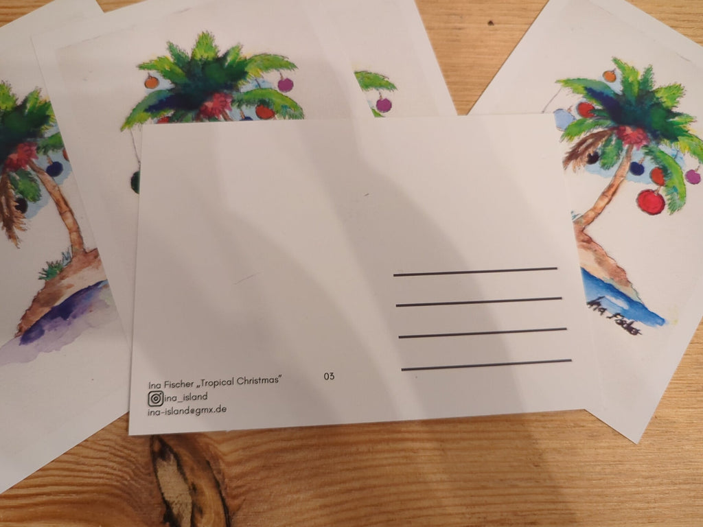 Postkarte "Tropical Christmas"