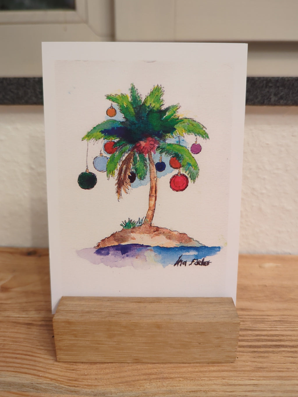 Postkarte "Tropical Christmas"