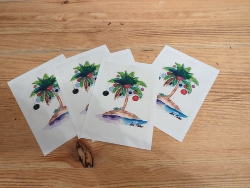 Postkarte "Tropical Christmas"