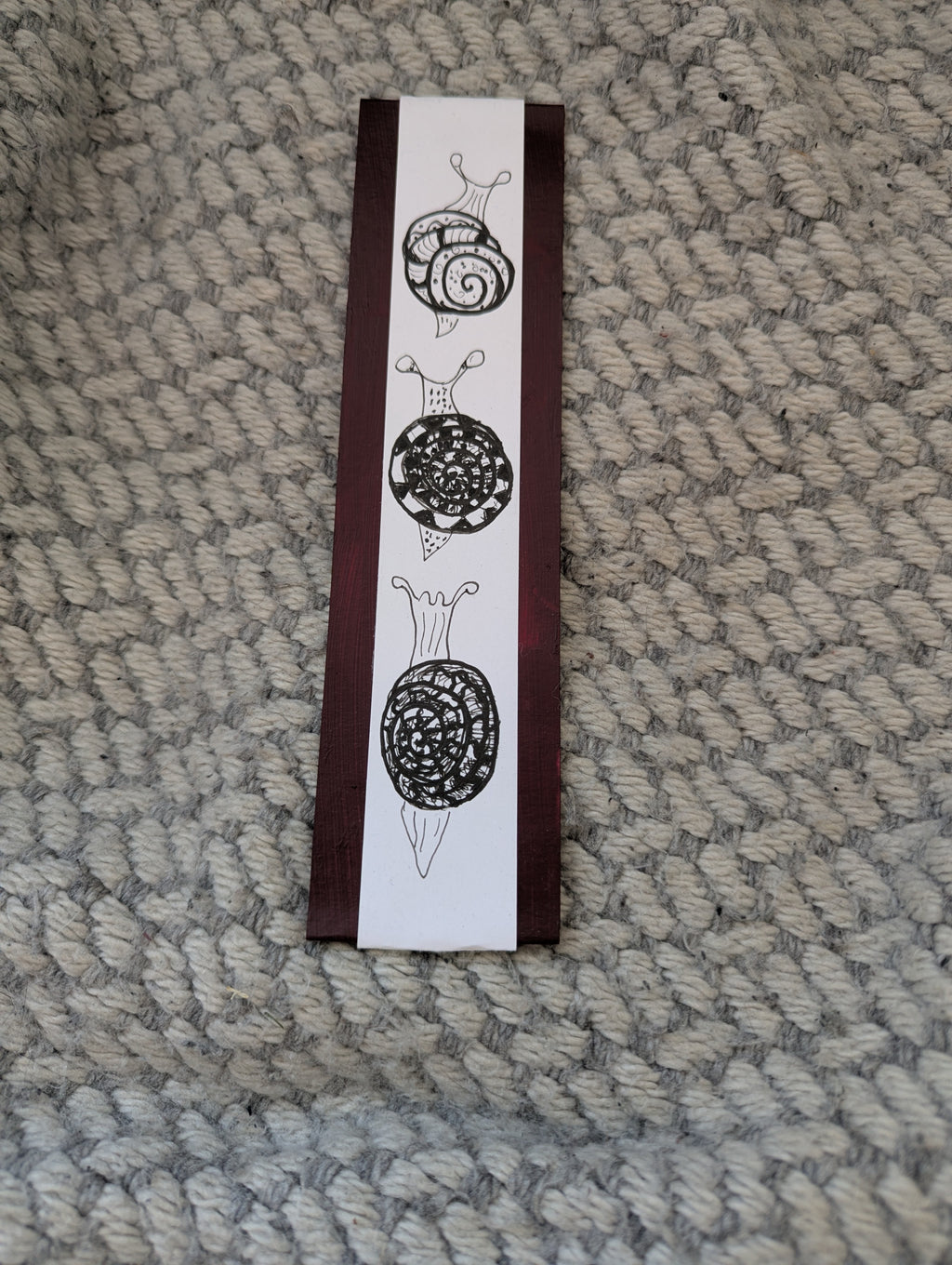 Lesezeichen Daisy Rotbraun