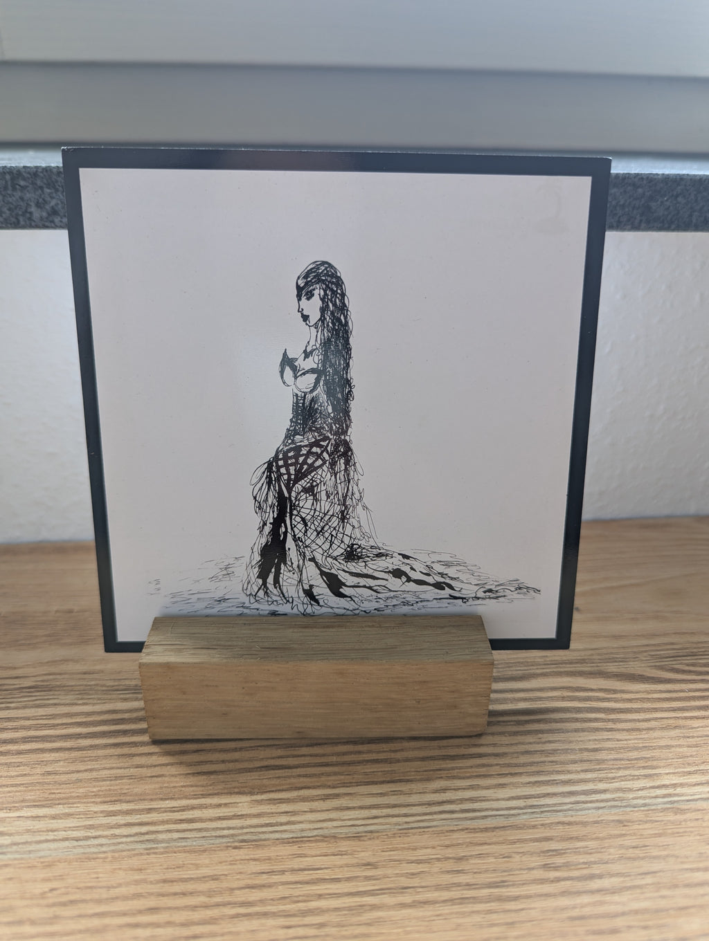 Postkarte "Vampirlady"